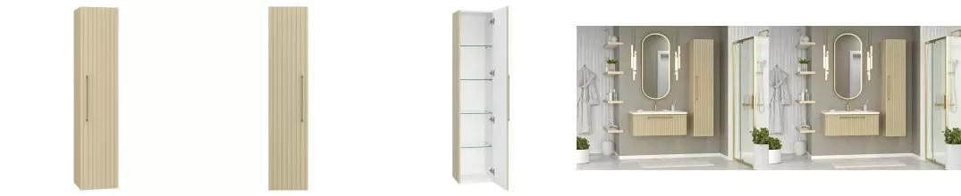 Пенал «Brevita» Alicante 35 подвесной капучино универсальный