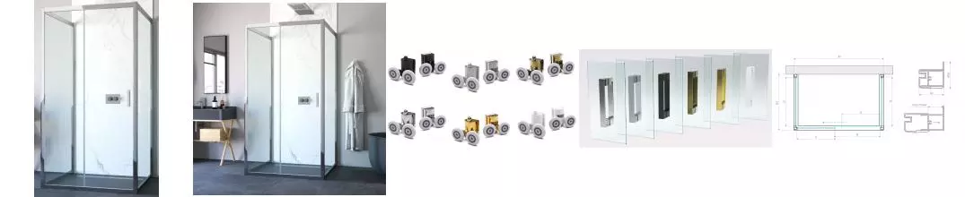 Душевой угол-ограждение «Vegas Glass» ZP-U TUR Novo 100/90 прозрачный/хром глянцевый без поддона универсальный Душевой угол-ограждение «Vegas Glass» ZP-U TUR Novo 100/90 прозрачный/хром глянцевый без поддона универсальный