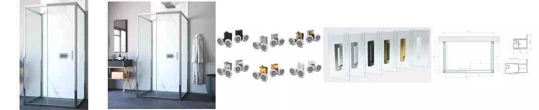 Душевой угол-ограждение «Vegas Glass» ZP-U TUR Novo 120/100 прозрачный/хром глянцевый без поддона универсальный Душевой угол-ограждение «Vegas Glass» ZP-U TUR Novo 120/100 прозрачный/хром глянцевый без поддона универсальный