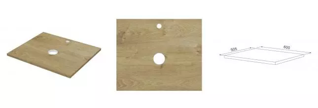 Мебельная столешница «Iddis» Optima Home 60 МДФ дуб верона