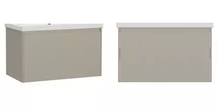 Тумба под раковину «Cersanit» Grande 80 подвесная бежевая Тумба под раковину «Cersanit» Grande 80 подвесная бежевая