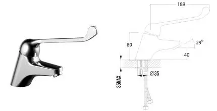 Смеситель для раковины «Lemark» Project LM4606C хром Смеситель для раковины «Lemark» Project LM4606C хром