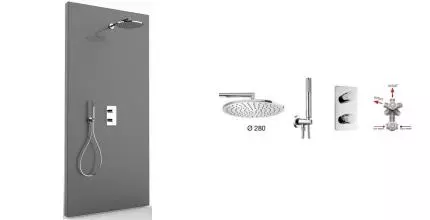 Душевая система «Bossini» Cosmo M00752.030 хром