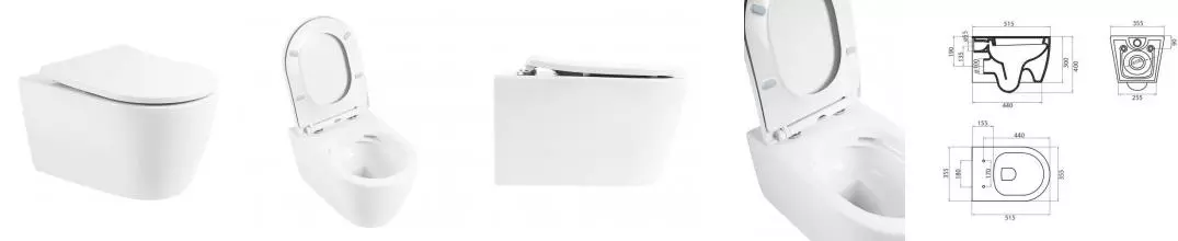 Подвесной унитаз безободковый «Belbagno» Marino BB105CHR-029 белый с сиденьем дюропласт с микролифтом белое Подвесной унитаз безободковый «Belbagno» Marino BB105CHR-029 белый с сиденьем дюропласт с микролифтом белое