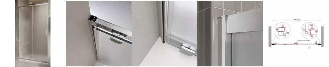 Душевая дверь «Belbagno» LUCE-BF-1-120-P-Cr 120/195 рифлёная/хром Душевая дверь «Belbagno» LUCE-BF-1-120-P-Cr 120/195 рифлёная/хром