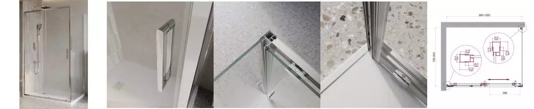 Душевой угол-ограждение «Belbagno» LUCE-AH-1-100/80-C-Cr 100/80 прозрачный/хром прямоугольный без поддона универсальный Душевой угол-ограждение «Belbagno» LUCE-AH-1-100/80-C-Cr 100/80 прозрачный/хром прямоугольный без поддона универсальный