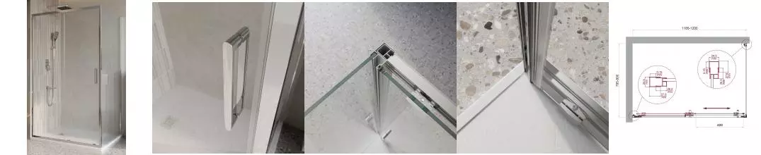 Душевой угол-ограждение «Belbagno» LUCE-AH-1-120/80-C-Cr 120/80 прозрачный/хром прямоугольный без поддона универсальный Душевой угол-ограждение «Belbagno» LUCE-AH-1-120/80-C-Cr 120/80 прозрачный/хром прямоугольный без поддона универсальный