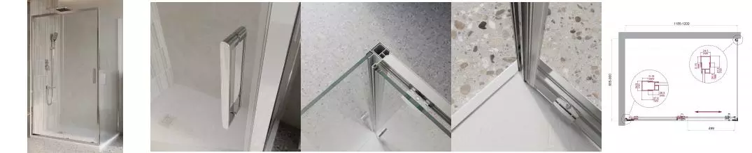 Душевой угол-ограждение «Belbagno» LUCE-AH-1-120/90-C-Cr 120/90 прозрачный/хром прямоугольный без поддона универсальный Душевой угол-ограждение «Belbagno» LUCE-AH-1-120/90-C-Cr 120/90 прозрачный/хром прямоугольный без поддона универсальный