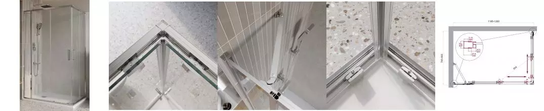 Душевой угол-ограждение «Belbagno» LUCE-AH-21-120/80-C-Cr 120/80 прозрачный/хром прямоугольный без поддона универсальный Душевой угол-ограждение «Belbagno» LUCE-AH-21-120/80-C-Cr 120/80 прозрачный/хром прямоугольный без поддона универсальный