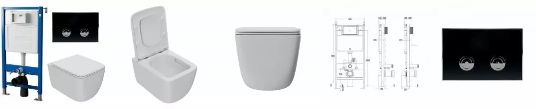 Комплект инсталляция с унитазом, крышкой и кнопкой смыва «Point» PN48310BC (пневматическая инсталляция PN45121/клавиша PN44071BC/унитаз Меркурий) безободковый белый матовый Комплект инсталляция с унитазом, крышкой и кнопкой смыва «Point» PN48310BC (пневматическая инсталляция PN45121/клавиша PN44071BC/унитаз Меркурий) безободковый белый матовый