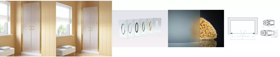 Душевая дверь «Vegas Glass» E2P Lux 120/199,5 сатин/глянцевое золото универсальная Душевая дверь «Vegas Glass» E2P Lux 120/199,5 сатин/глянцевое золото универсальная