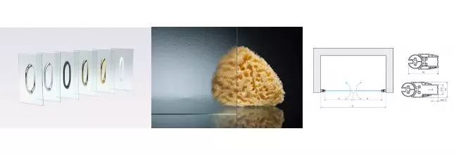 Душевая дверь «Vegas Glass» E2P Lux 75/199,5 шиншилла/бронза универсальная