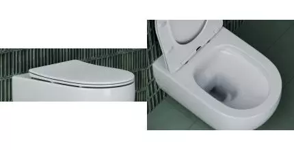 Сиденье для унитаза «Ceramica Nova» K-3015 ультратонкое дюропласт с микролифтом белое