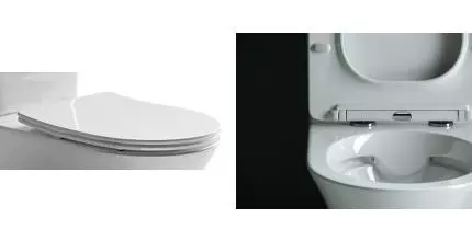 Сиденье для унитаза «Ceramica Nova» К-1904-B/1905 ультратонкое дюропласт с микролифтом белое