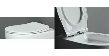 Сиденье для унитаза «Ceramica Nova» К-8001 дюропласт с микролифтом белое