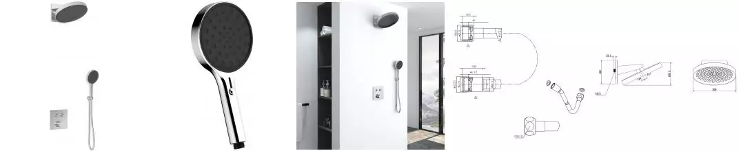 Душевая система «Vincea» Inspire VSFW-421I3CH хром