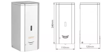 Дозатор для мыла «Mediclinics» DJF0038AC на стену автоматический хром