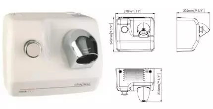Фен «Mediclinics» SC0088H на стену белый