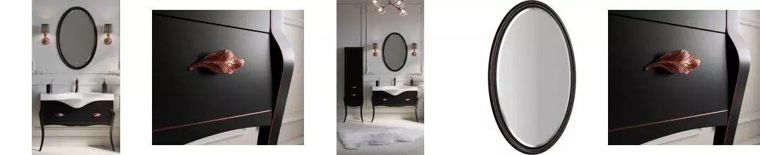 Мебель для ванной «Clarberg» Borgia 115 чёрная
