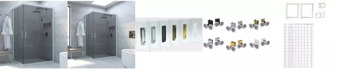 Душевой угол-ограждение «Vegas Glass» ZA-F Novo h2000 80/70 графит/белая без поддона универсальный Душевой угол-ограждение «Vegas Glass» ZA-F Novo h2000 80/70 графит/белая без поддона универсальный