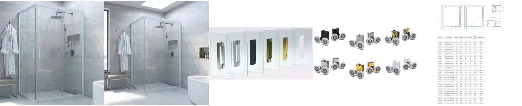 Душевой угол-ограждение «Vegas Glass» ZA-F Novo h2000 85/80 crystalvision/белая без поддона универсальный Душевой угол-ограждение «Vegas Glass» ZA-F Novo h2000 85/80 crystalvision/белая без поддона универсальный