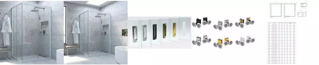 Душевой угол-ограждение «Vegas Glass» ZA-F Novo h2000 85/80 прозрачное/белый без поддона универсальный Душевой угол-ограждение «Vegas Glass» ZA-F Novo h2000 85/80 прозрачное/белый без поддона универсальный