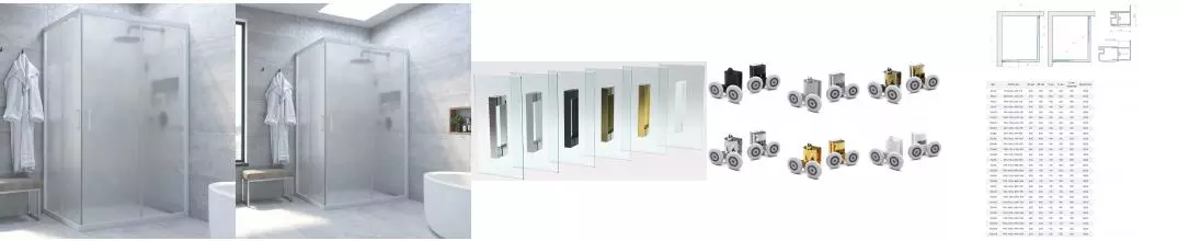 Душевой угол-ограждение «Vegas Glass» ZA-F Novo h2000 95/85 сатин/белый без поддона универсальный Душевой угол-ограждение «Vegas Glass» ZA-F Novo h2000 95/85 сатин/белый без поддона универсальный