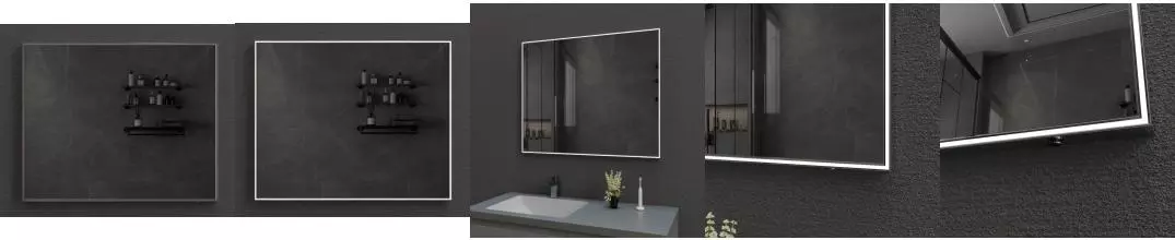 Зеркало «Esbano» ES-3803 RD 80/60 с подсветкой и подогревом глянцевое хром