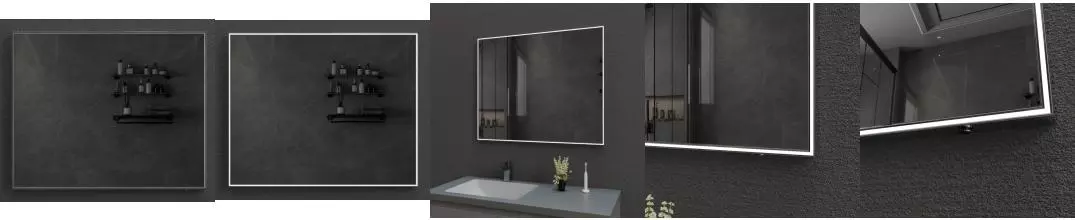 Зеркало «Esbano» ES-3803 YD 120/70 с подсветкой и подогревом глянцевое хром