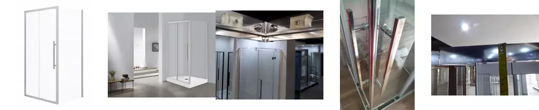 Душевой угол-ограждение «Esbano» Flex ESF-108PS-C 100/80 прозрачный/хром без поддона универсальный