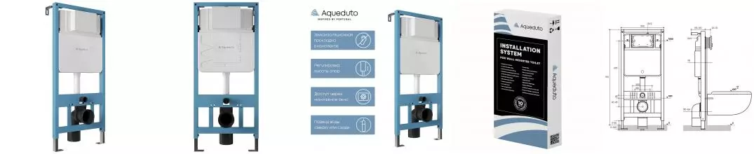 Инсталляция для биде «Aqueduto» Tecnica