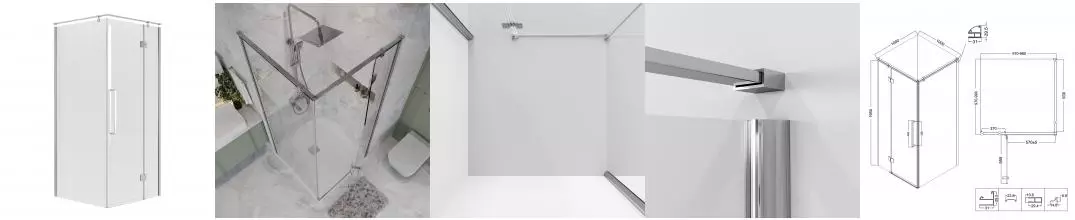 Душевой угол-ограждение «Niagara» Nova NG-6632-34 100/100 квадратный прозрачный/хром без поддона универсальный Душевой угол-ограждение «Niagara» Nova NG-6632-34 100/100 квадратный прозрачный/хром без поддона универсальный