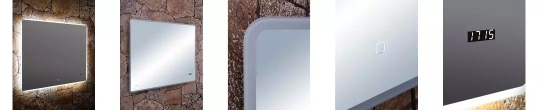 Зеркало «Esbano» ES-2073 KDS 100/80 с подсветкой и подогревом