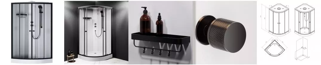 Душевая кабина «Am.Pm» X-Joy W94C-401-100BT 99,5/99,5 низкий поддон прозрачная/белая