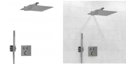 Душевая система «WasserKRAFT» Dinkel A5848.090.118.271.010.137 Thermo с термостатом хром Душевая система «WasserKRAFT» Dinkel A5848.090.118.271.010.137 Thermo с термостатом хром