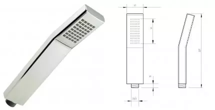 Ручная лейка «Migliore» Inside 30887 хром Ручная лейка «Migliore» Inside 30887 хром