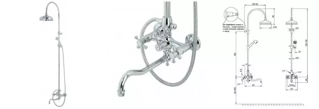 Душевая система «Migliore» Lady 31845 хром