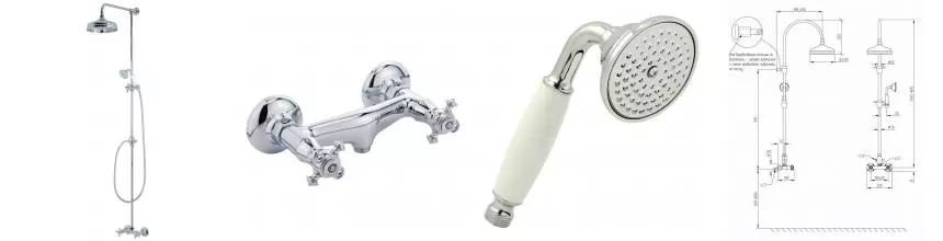 Душевая система «Migliore» Prestige 31849 хром