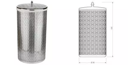 Корзина для белья «Migliore» Complementi 24738 44 л хром