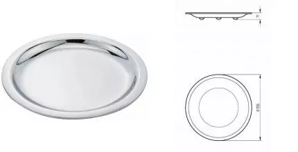 Мыльница «Migliore» Fortis 29741 на стол хром