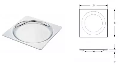 Мыльница «Migliore» Kvant 29744 на стол хром