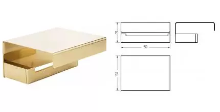 Держатель для туалетной бумаги «Migliore» Kvant 30236 на стену золото