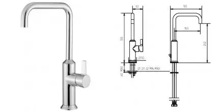 Смеситель для раковины «Migliore» Sirius 28173 хром Смеситель для раковины «Migliore» Sirius 28173 хром