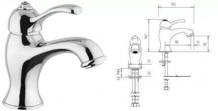 Смеситель для раковины «Migliore» Lem Swarovski 18884 хром Смеситель для раковины «Migliore» Lem Swarovski 18884 хром