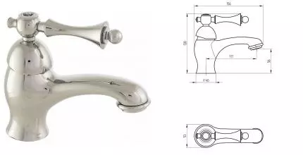 Смеситель для раковины «Migliore» Bomond 30004 хром Смеситель для раковины «Migliore» Bomond 30004 хром