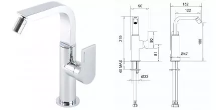 Смеситель для биде «Migliore» Tenesi 25419 хром Смеситель для биде «Migliore» Tenesi 25419 хром