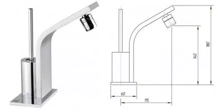 Смеситель для биде «Migliore» Tor 19528 хром Смеситель для биде «Migliore» Tor 19528 хром