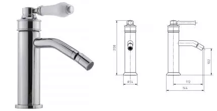 Смеситель для биде «Migliore» Ermitage Mini 32523 с донным клапаном хром Смеситель для биде «Migliore» Ermitage Mini 32523 с донным клапаном хром