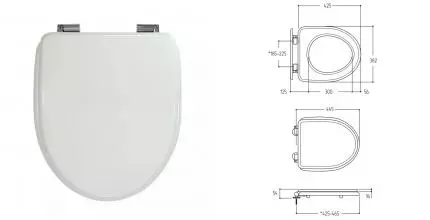 Сиденье для унитаза «Migliore» Milady Standart 20908 с микролифтом белая Laccato Bianco/хром Сиденье для унитаза «Migliore» Milady Standart 20908 с микролифтом белая Laccato Bianco/хром