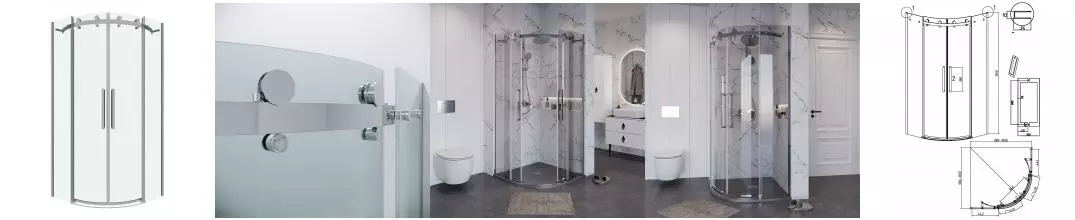 Душевой угол-ограждение «Grossman» Classic 301.K33.04.1010.10.00 100/100 прозрачный/хром без поддона Душевой угол-ограждение «Grossman» Classic 301.K33.04.1010.10.00 100/100 прозрачный/хром без поддона